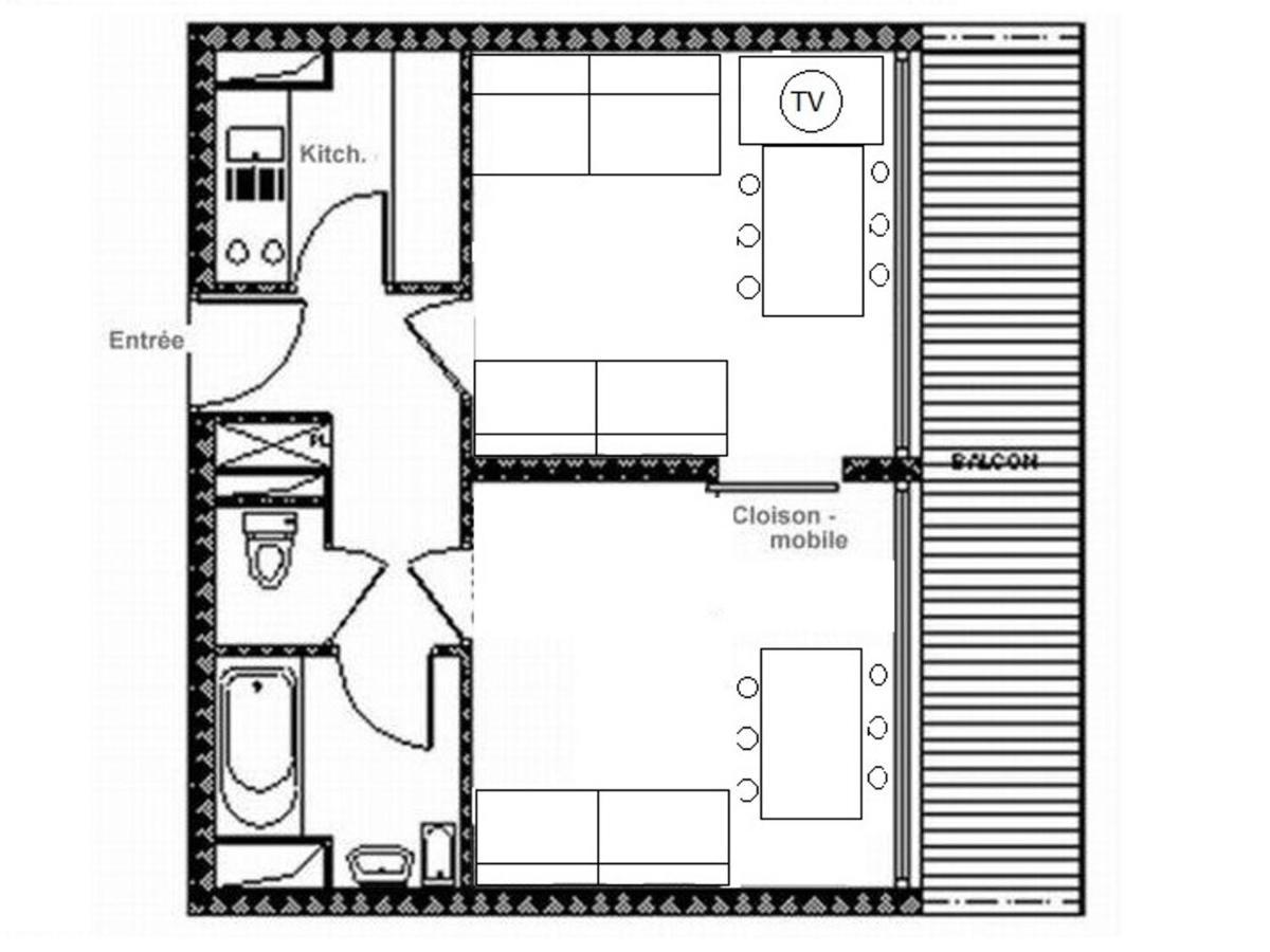 Appartement Confortable Centre Station 6 Pers Balcon Expose Sud - Fr-1-344-868 Saint-Martin-de-Belleville Exterior foto